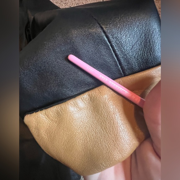 Vera‎ Pelle Vintage Italian Leather Jacket Women’s Size Medium - Picture 10 of 11